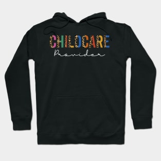 Childcare Provider Cute Leopard Hoodie